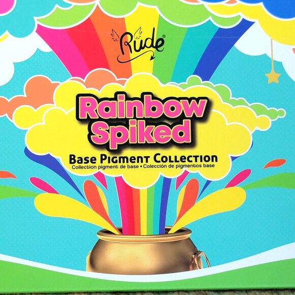 Rude Cosmetics Rainbow Spiked Base Pigment Collection 11 Shades NIB Makeup - Picture 2 of 9
